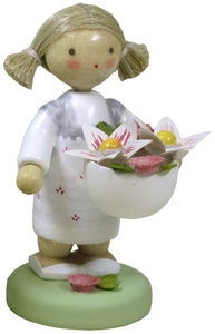 Flade Mädchen mit Lilien  (Flade 5609) Mädchen mit Lilien